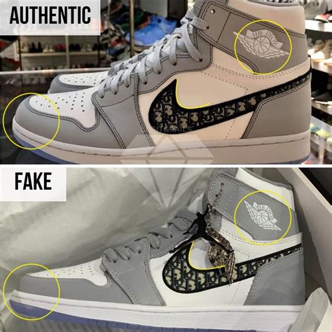 jordan dior 1 fake|Dior jordan 1 high spotting.